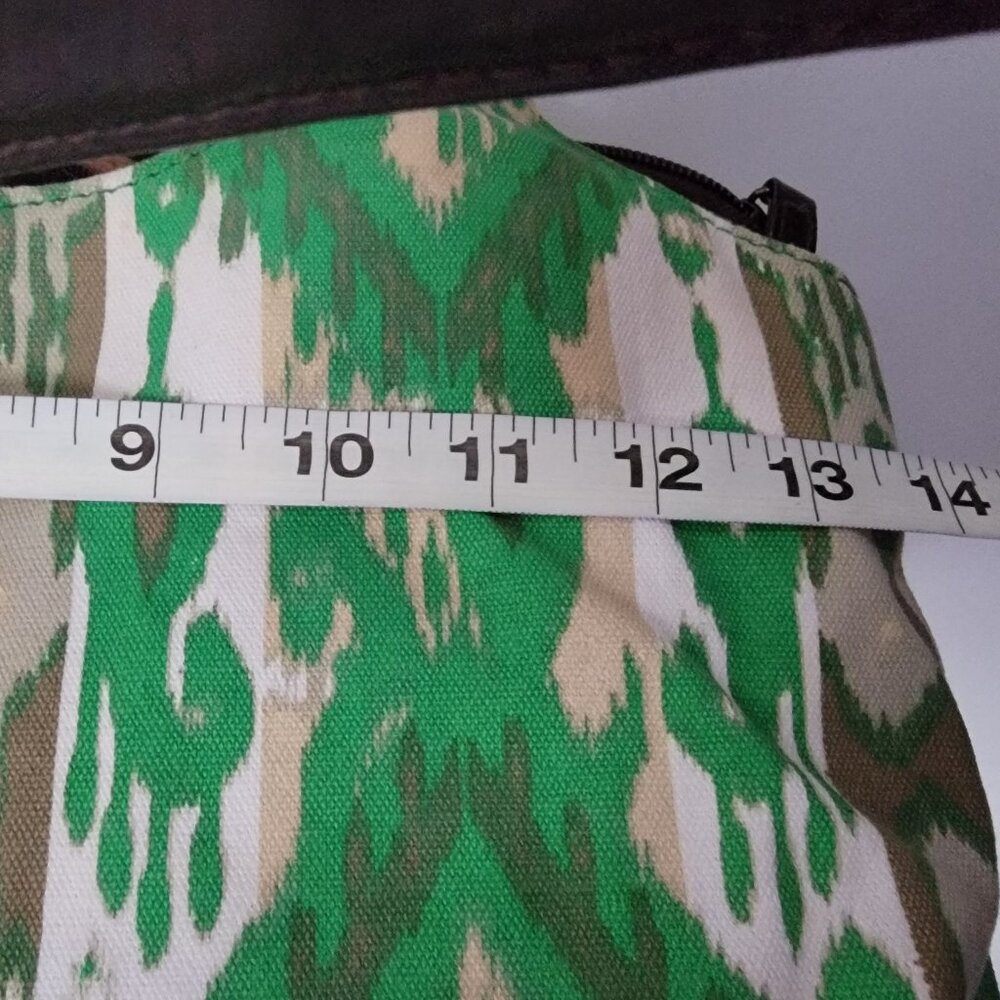 Vintage Route 66 Aztec Print Large Shoulder Bag/Purse in Green/Brown/Gray - Picture 7 of 12